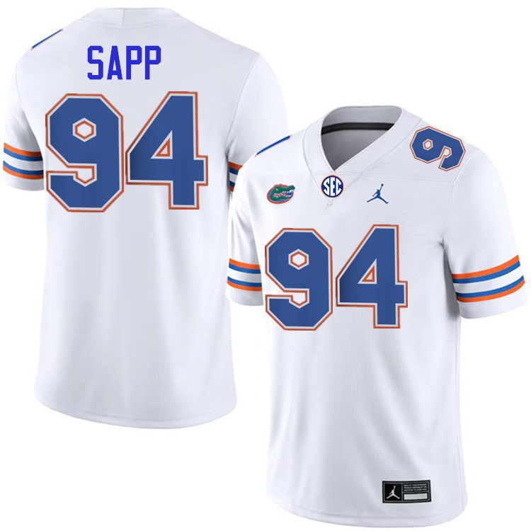 #94 Tyreak Sapp Gators Jersey,Florida Gators College Football Jerseys Stitched-White #94 Tyreak Sapp Gators Jersey,Florida Gators College Football Jerseys Stitched-White